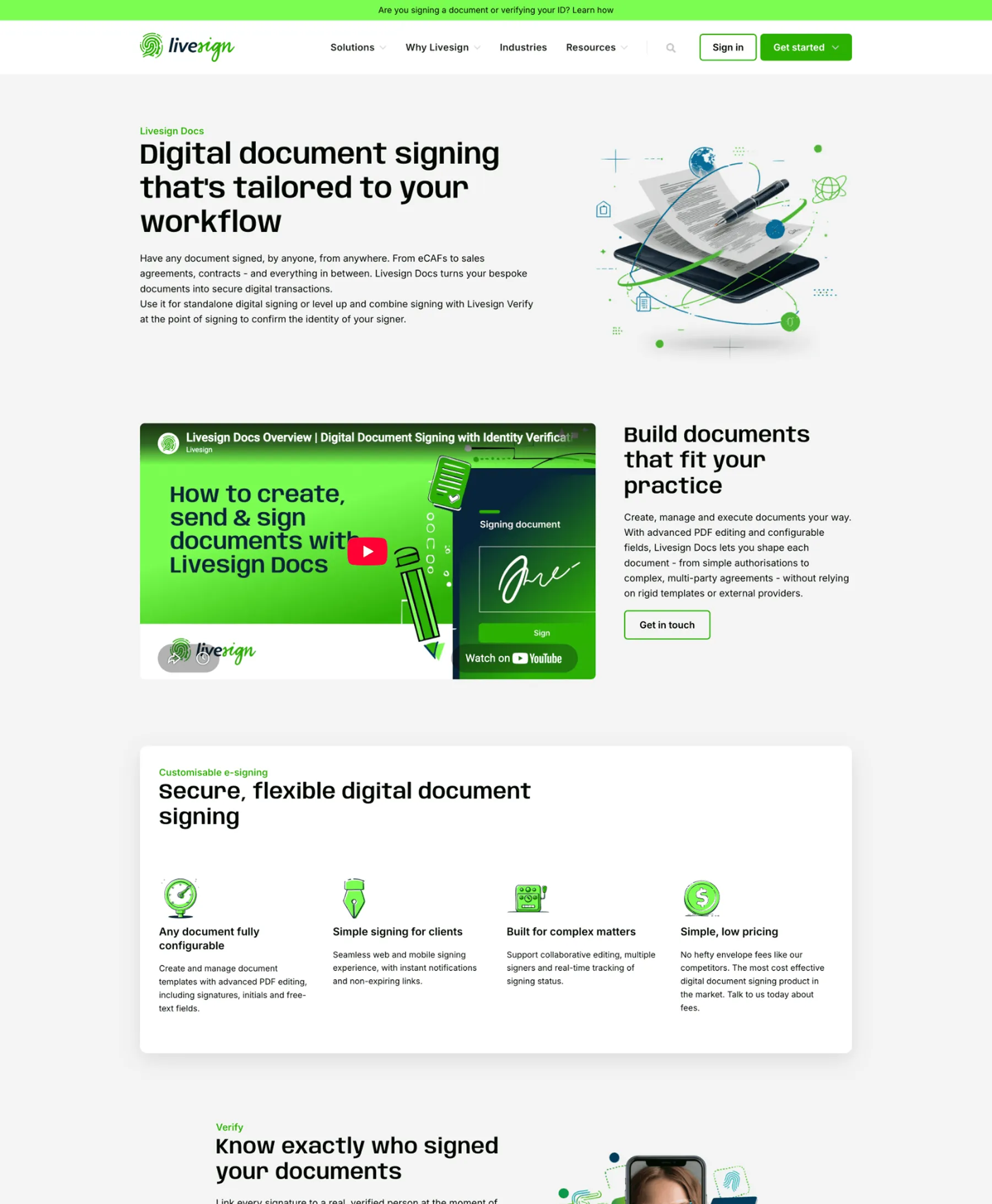 Livesign project image